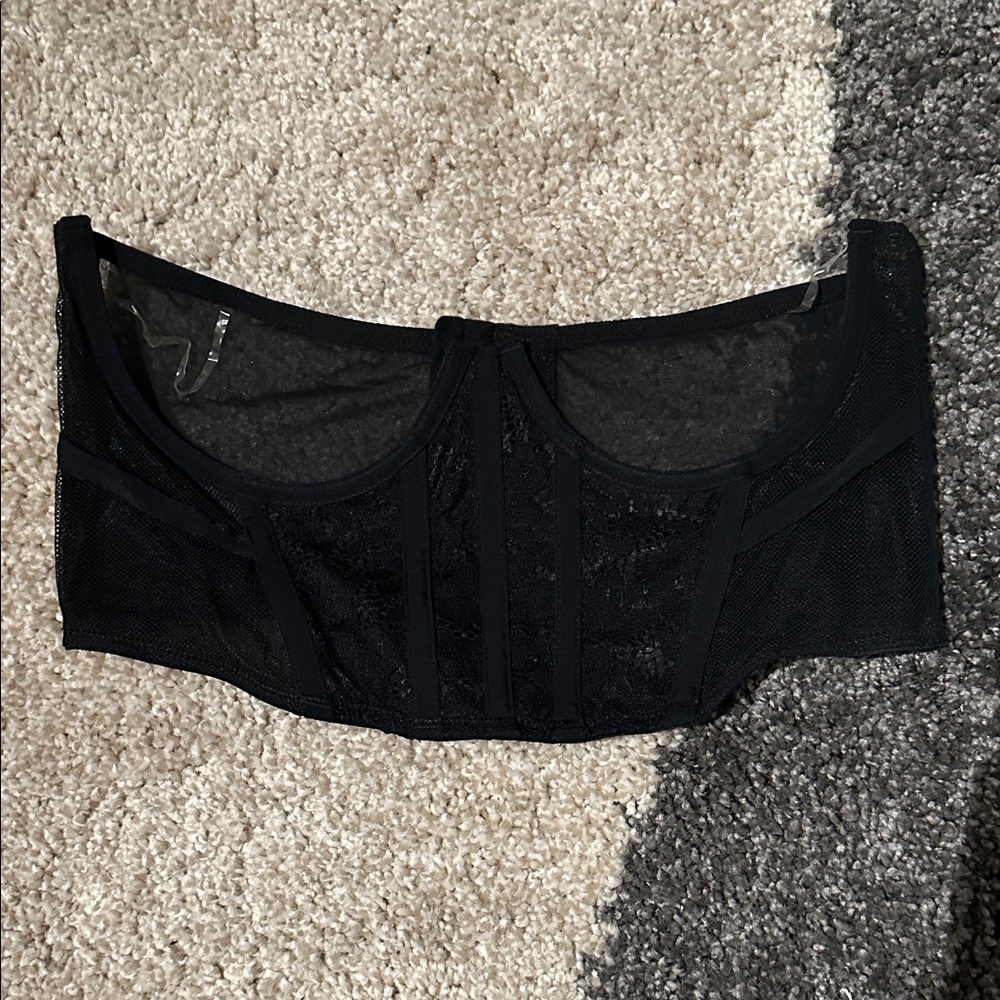 Auden Black Lace Bustier
